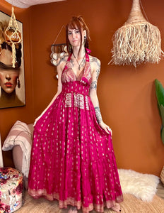 Zamira Vintage Silk Dress