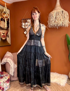 Zamira Vintage Silk Dress