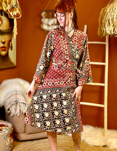 Mystic Mesa Wrap Skirt Black