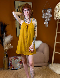 Earth Song lange zomertop Oker