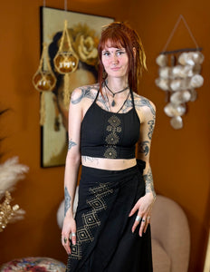 Sand & Soul zomertop Zwart