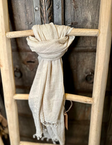 Cotton Scarf Off White