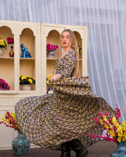 Vaiana Zomerjurk Print Paars