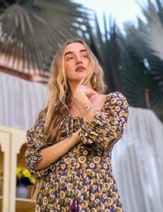 Vaiana Zomerjurk Print Paars