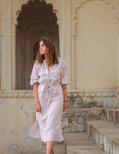 Elora shirt dress Stripe