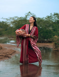 Kimono Dress Zahara Marron