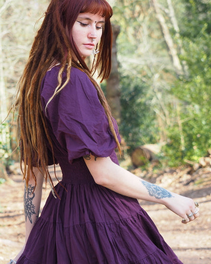 Tara Jurk Kort Paars