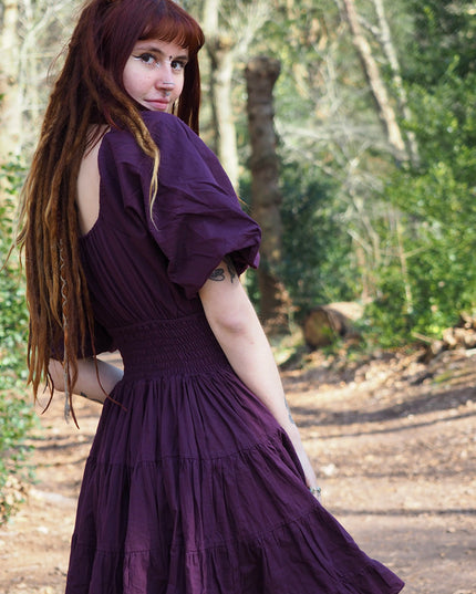 Tara Jurk Kort Paars