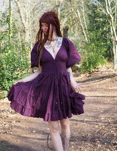 Tara Jurk Kort Paars