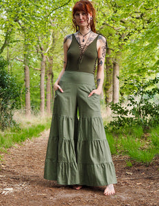 Happy Wanderer Broek (rok) Mosgroen