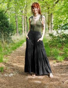 Happy Wanderer Pants (skirt) Black