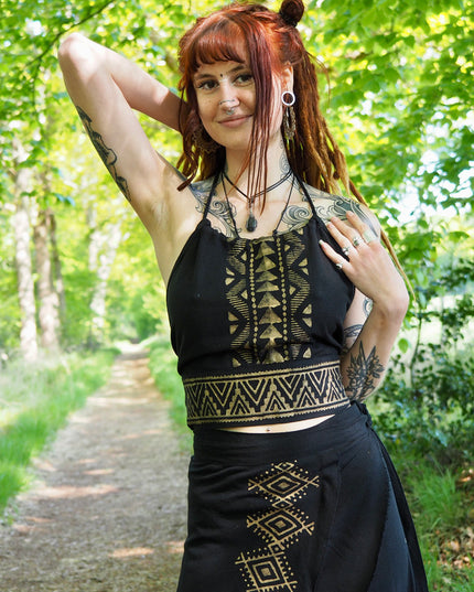 Mystic Mesa Zomertop zwart