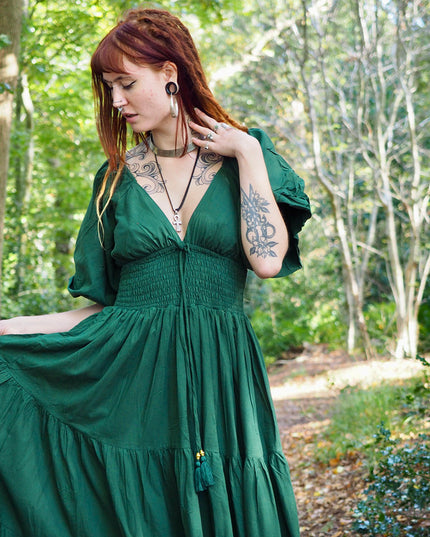 Tara Jurk Lang Groen