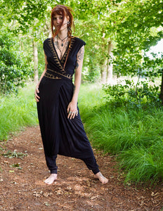 Aluna jumpsuit Zwart