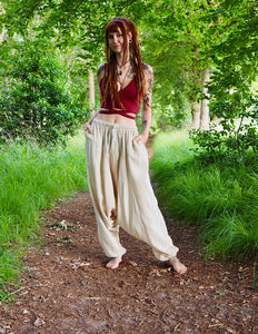 Zenya Harem Pant Gebroken wit