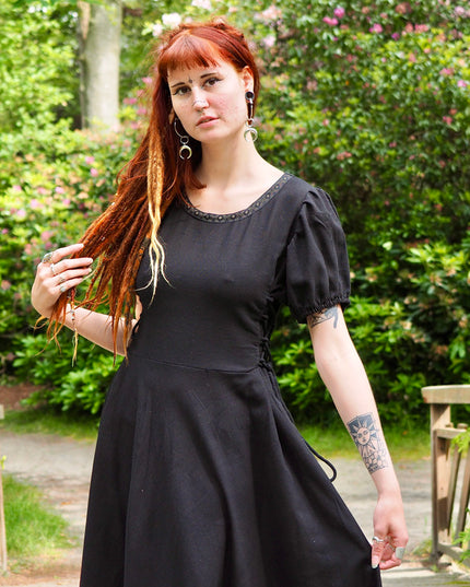 Zomer Berkana Jurk Zwart