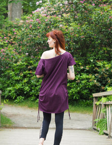 Shirt met korte mouw Paars