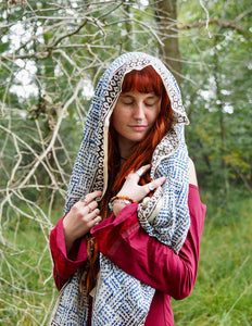 Freya Blockprint Sjaal