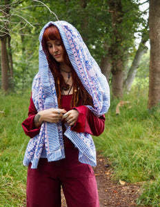 Freya Blockprint-Schal