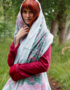 Freya Blockprint Sjaal