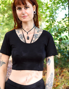 Pixie Top Kastanienbraun Rot