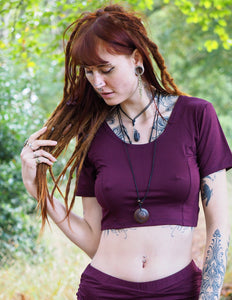 Pixie Top Kastanienbraun Rot