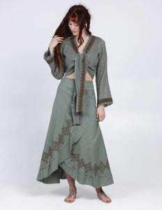 Aurora Top Jadegrün