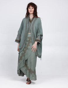 Terra Soul Kimono Jade Green