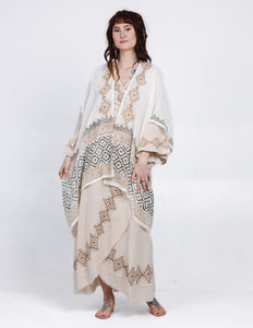 Nomad Chic poncho Off-white