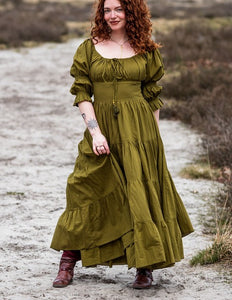 Vaiana Sommerkleid Oliv