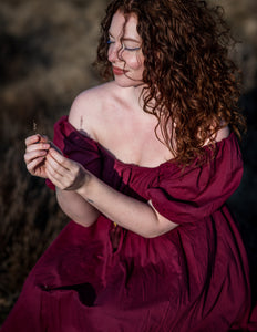Grace Dress Burgundy