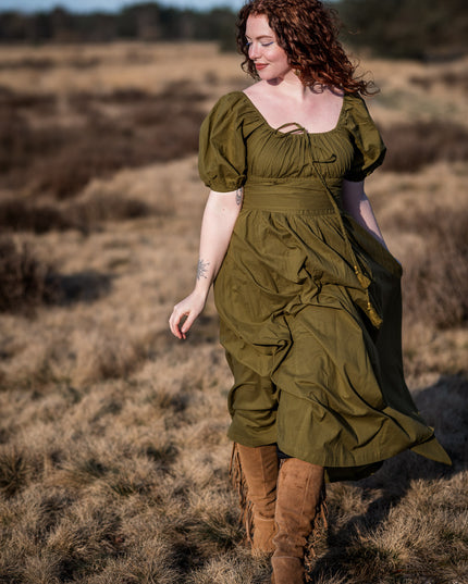 Grace Jurk Olijfgroen