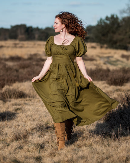 Grace Jurk Olijfgroen