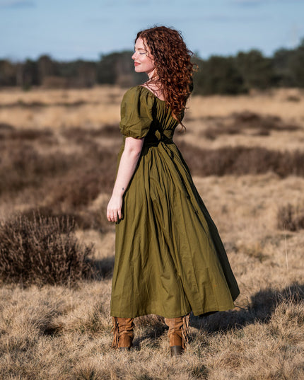 Grace Jurk Olijfgroen