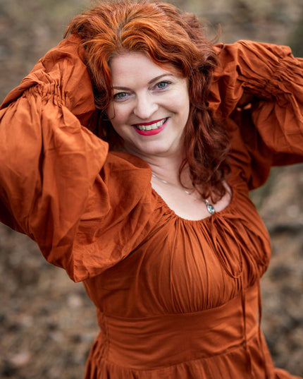 Midi Vaiana Dress Warm Oranje