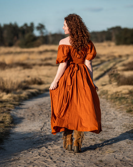 Grace Jurk Warm Oranje