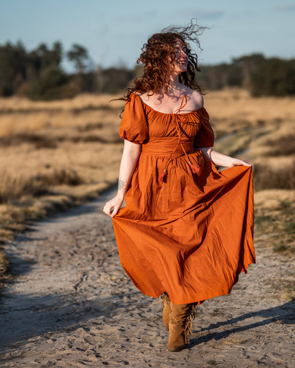 Grace Jurk Warm Oranje