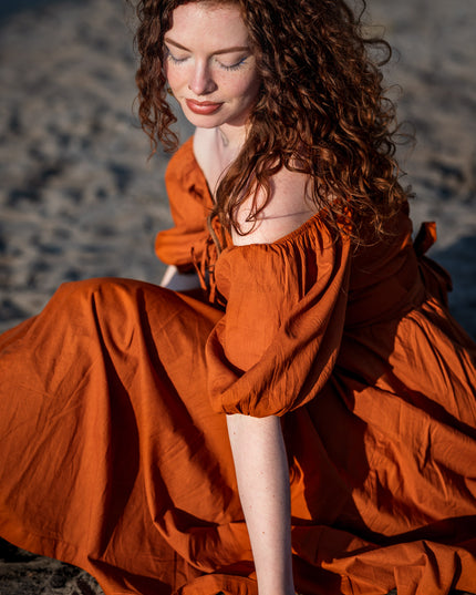 Grace Jurk Warm Oranje