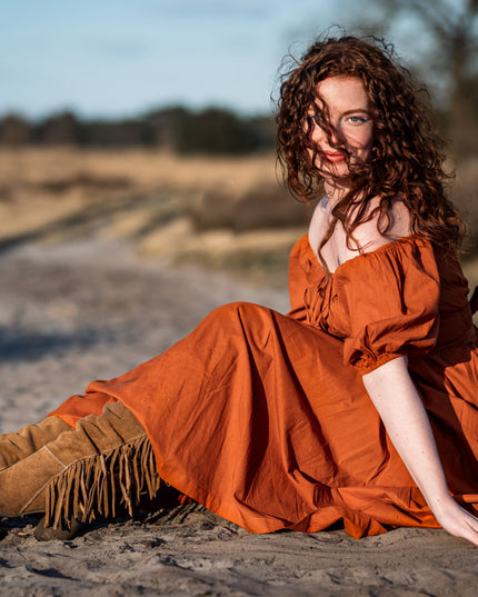 Grace Jurk Warm Oranje