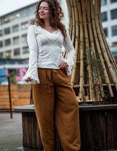 Palazzo pants Warm Brown