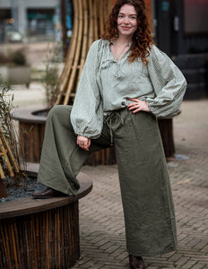 Kira Bluse Khadi Baumwolle