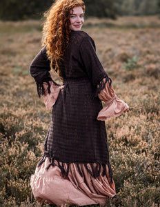 Layla Kimono Dark Brown