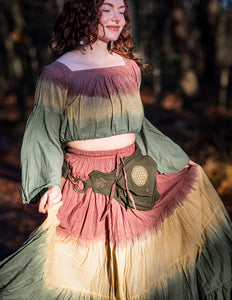 Mandala Belt Groen(extra lange riem)