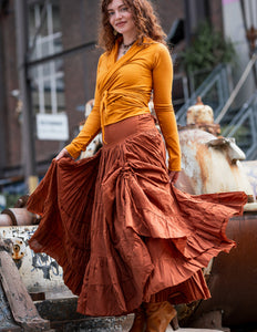 Real Gypsy Skirt Warm Orange