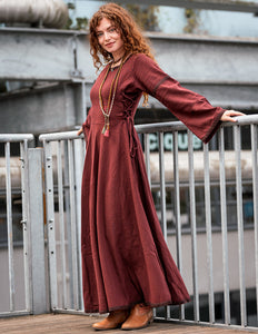 Berkana Jurk Marroon Rood