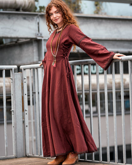 Berkana Jurk Marroon Rood