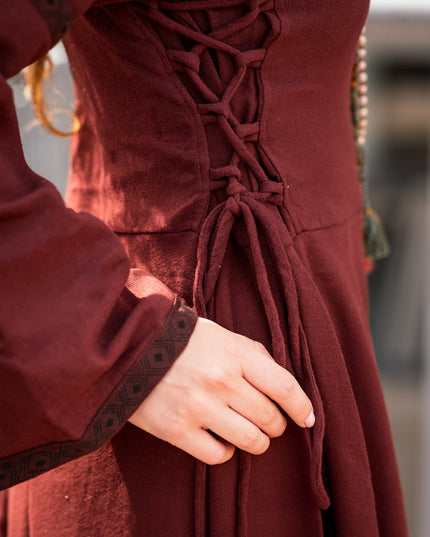 Berkana Jurk Marroon Rood