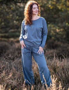 Flow Sweater Grey / Blue