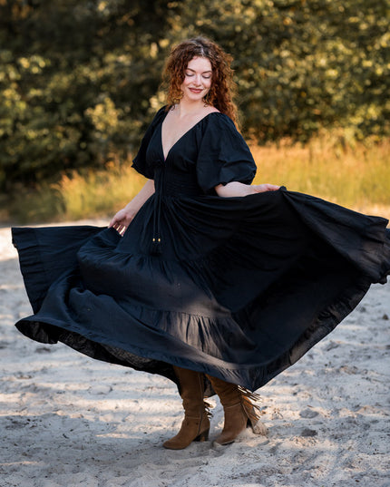 Tara Jurk Lang Zwart