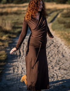 Luna Rok Donkerbruin
